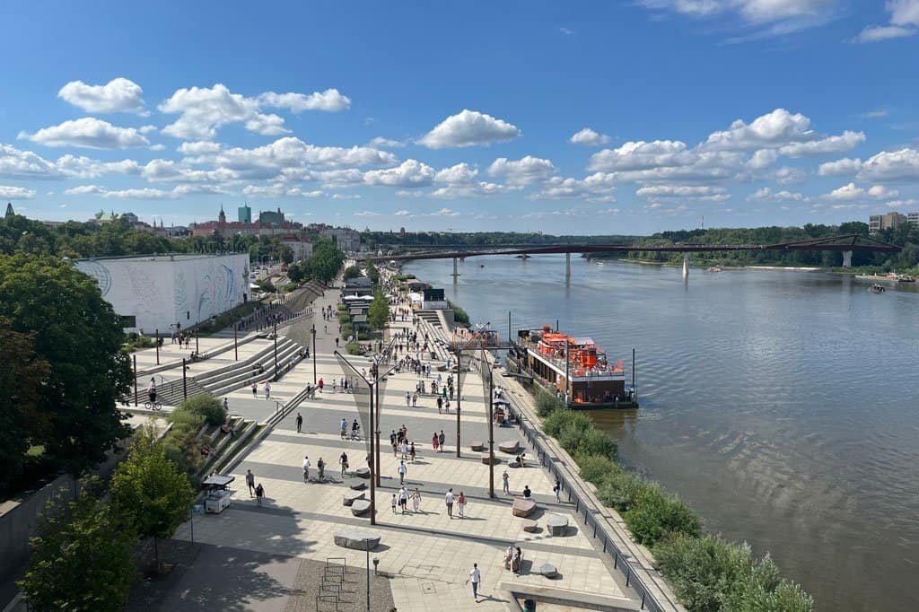 <span>🌊 04:15 PM</span> Vistula River Promenade & Tour End